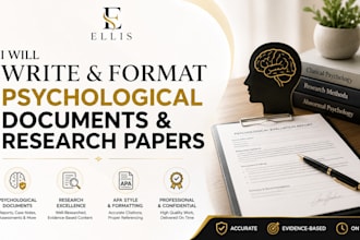 rite, edit, and format psychology and research documents
