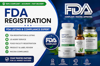 do fda registration fda listing fda compliance US agent product label review