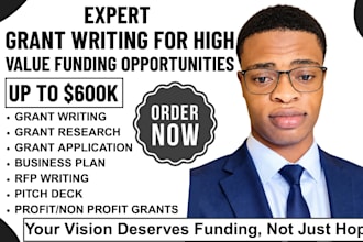 do business grant writing, grant proposal, grant research and grant application