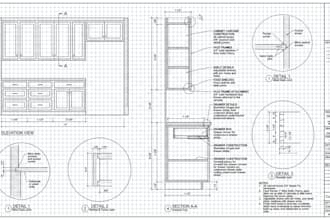 do shop drawing, casework, joinery, cabinet and furniture