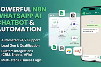 n8n automation whatsapp chatbot whatsapp automation ai chatbot whatsapp api n8n