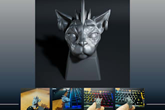 design custom keycap mechanical keyboard cherry mx gaming stl 3mf 3d printing
