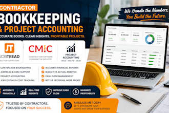 do contractor bookkeeping, jobtread, cmic and project accounting
