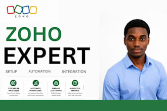 be your zoho CRM, zoho one, zoho books, zoho creator