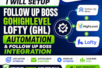 setup follow up boss gohighlevel lofty ghl automation follow up boss integration