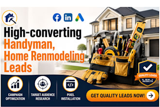 generate handyman leads, home remodeling leads build handyman website