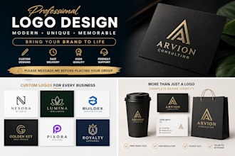 design a modern and professional business logo