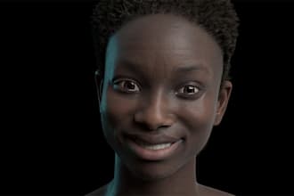 create realistic 52 arkit blendshape, 3d character modeling and  52 apple arkit