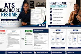 write an ats healthcare resume for medical and nursing jobs