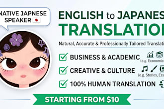 translate english to natural native japanese for blogs, games and media