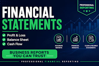 prepare profit and loss, balance sheet and financial statements