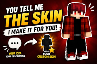 create or edit a custom minecraft skin