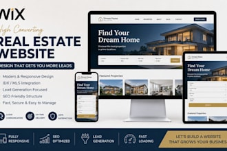 create real estate wix website realtor wix sales funnel, wix landing page