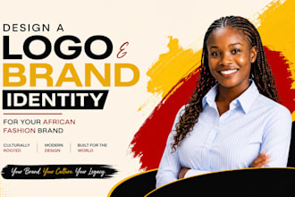 design a logo and brand identity for your african fashion brand