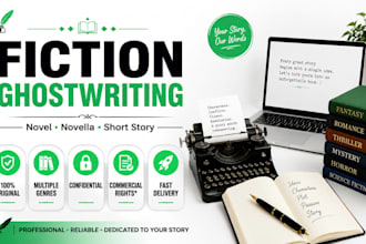 ghostwrite an engaging fiction novel, novella, or short story