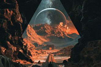 design album art, music artwork or album cover design