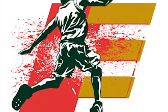 create stunning sports, team, gaming or sport event logo design