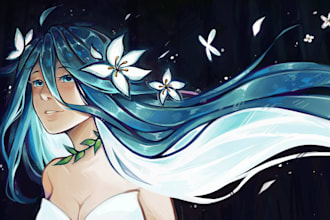 draw beautiful anime art for you