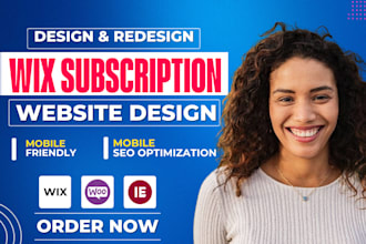 wix redesign wix website design wix online store wix subscription site ecommerce
