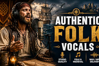 record sea shanty folk and medieval vocals