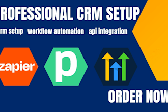 integrate CRM with zapier, forms and email automation