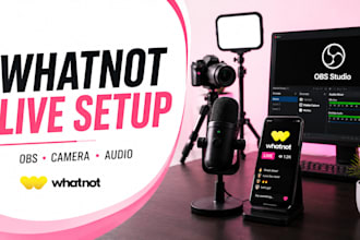 set up your whatnot live selling stream with obs and audio