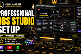 configure obs studio with scenes audio alerts and overlays