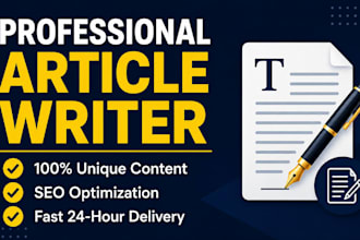 1 article writer  2 blog post 3 seo writing 4 content writer 5 website content