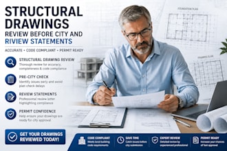 review structural drawings before city permit submission