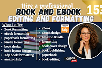 book formatting ebook formatting paperback formatting kindle formatting