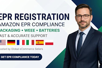 handle epr registration for US, germany, france, italy, spain, poland