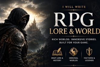 write rpg lore dnd backstory worldbuilding dialogue quests fantasy game writing