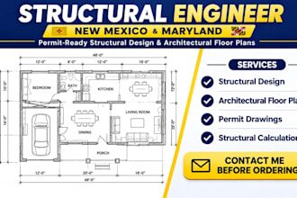 be new mexico maryland structural engineer design for architectural floor plan