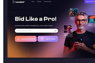 develop a live auction app, bidding app, marketplace app for android and IOS