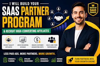 build your saas partner program and recruit high converting affiliates