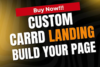 create carrd landing page