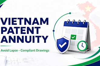 manage vietnam patent annuity payments with compliant drawings to avoid lapse