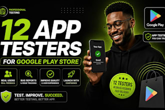 find 12 tester close testing for google app play store androrid app testing