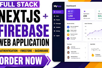 fix nextjs firebase authentication firestore user dashboard full stack developer