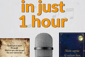 write custom song lyrics in urdu hindi and english