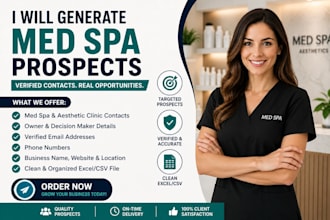 generate med spa leads beauty leads aesthetic clinic leads b2b leads