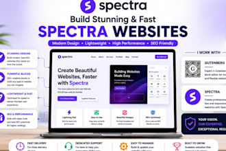 setup wordpress using spectra, kadence, blocksy, and gutenberg