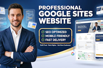 build a premium modern business website using google sites