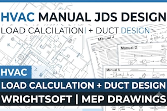 perform acca manual jds hvac load calculations and duct design using elite rhvac