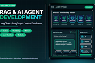 build a rag ai agent with langchain langgraph and fastapi