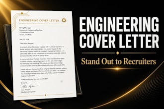 write an engineering cover letter