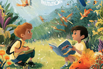 draw cartoon children book illustrations