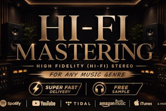 master your song with hifi audio mastering for streaming