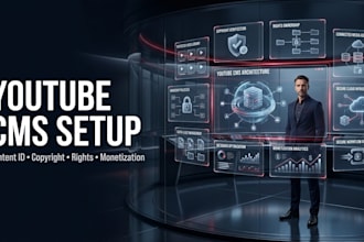 install youtube cms, content id, copyright and ownership configuration