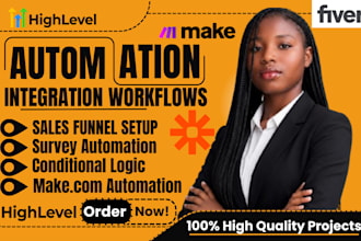build gohighlevel workflow automation ghl crm sales funnel ghl sms campaign